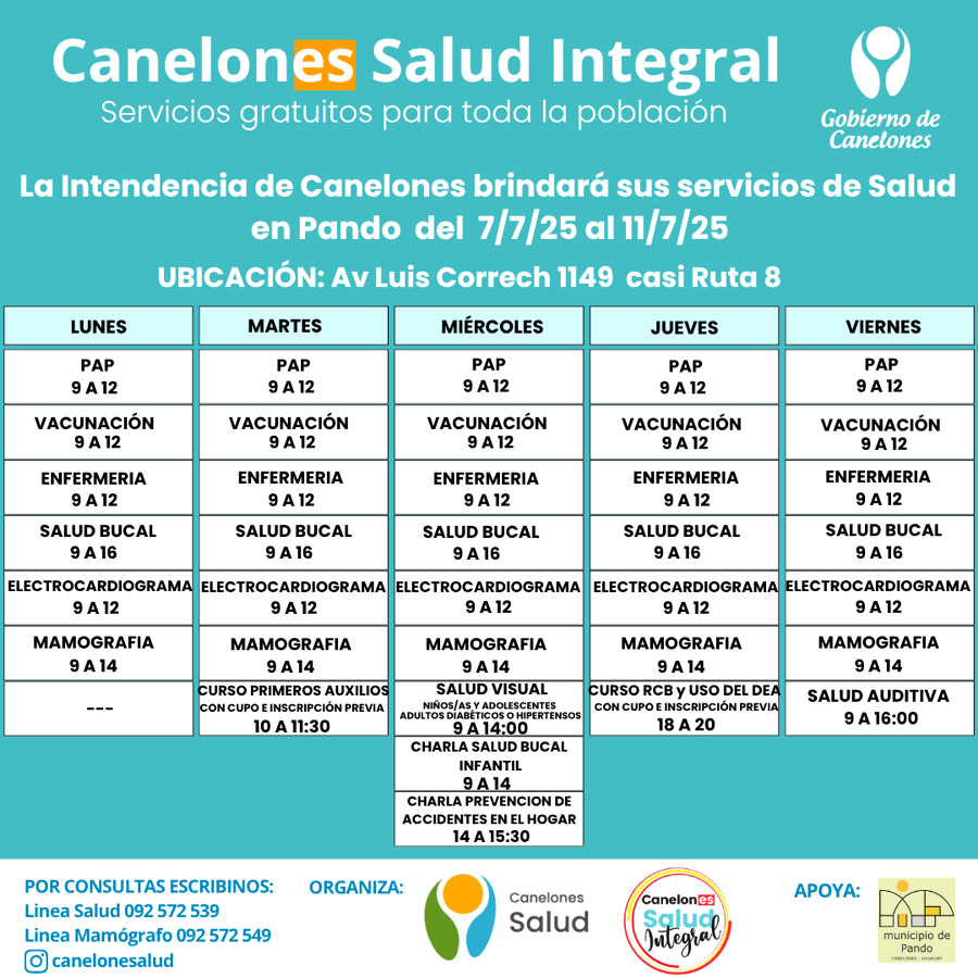 CRONOGRAMA DE SALUD PANDO